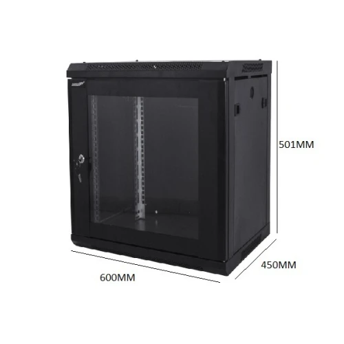 ARMOIRE DE BRASSAGE MURALE 9U 600*450
