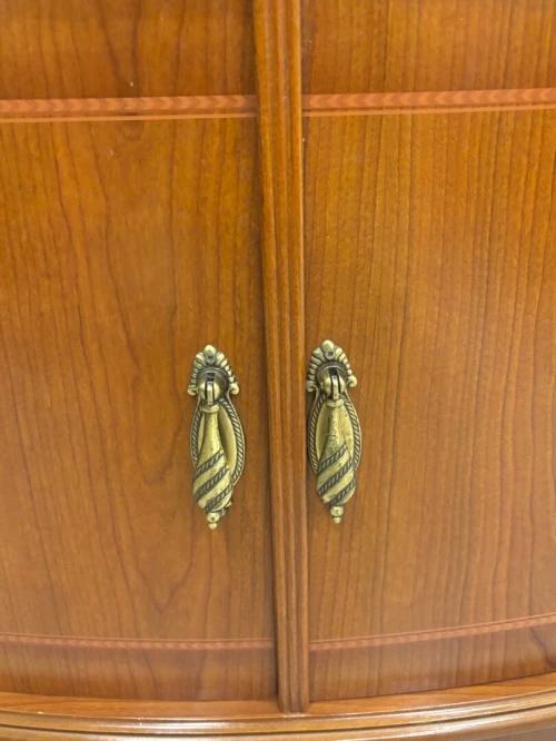 Console classique en bois être avec rangement avec des roues 80/45cm