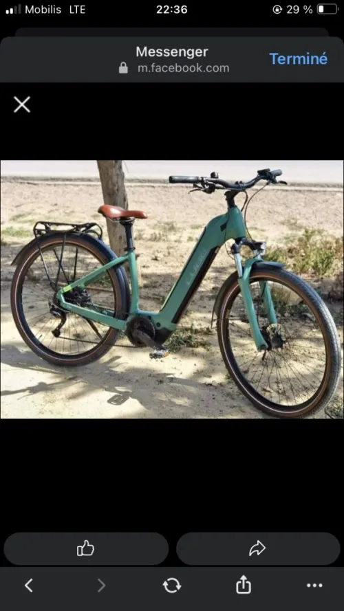 Vélo électrique cube Touring 