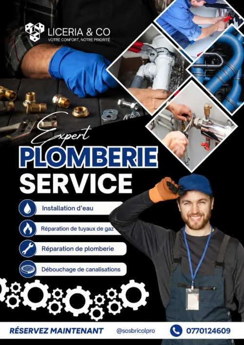 Plombier, Électricien, Débouchage, Montage meuble - Service rapide
