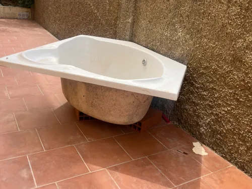 Baignoire en résine 