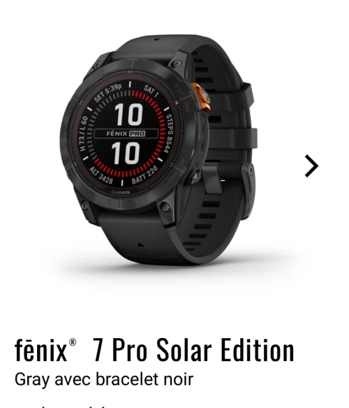Garmin fēnix 7 pro solar édition 47mm