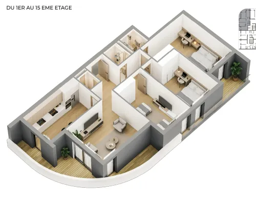 Vente Appartement F4 Oran Oran