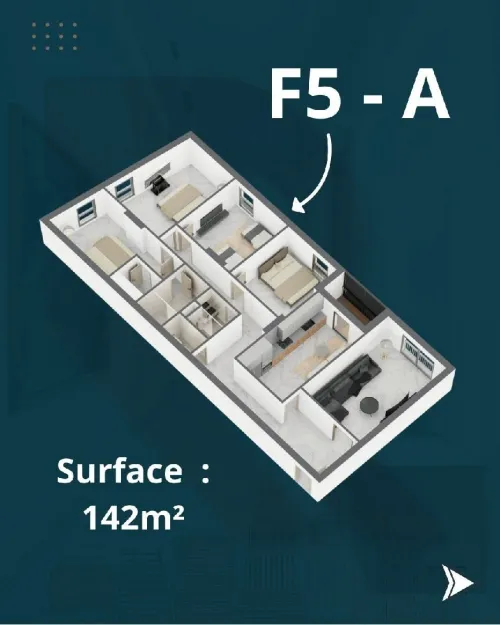 Vente Appartement F4 F5 F6 Oran Bir el djir