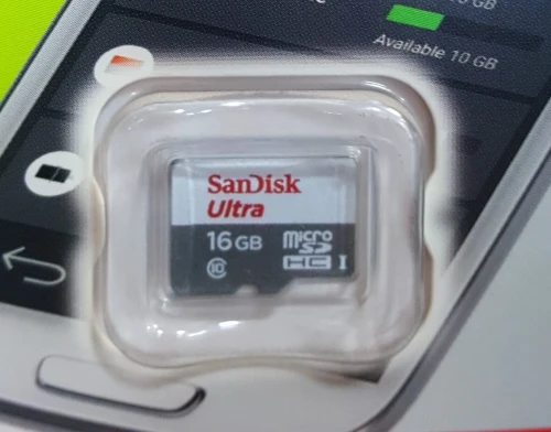 Carte SanDisk Ultra microSDHC  UHS-I 16 Go