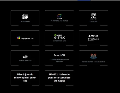 GIGABYTE G27U G27U Gaming Monitor 4K 160Hz (UHD) / 320Hz (FHD) SS IPS