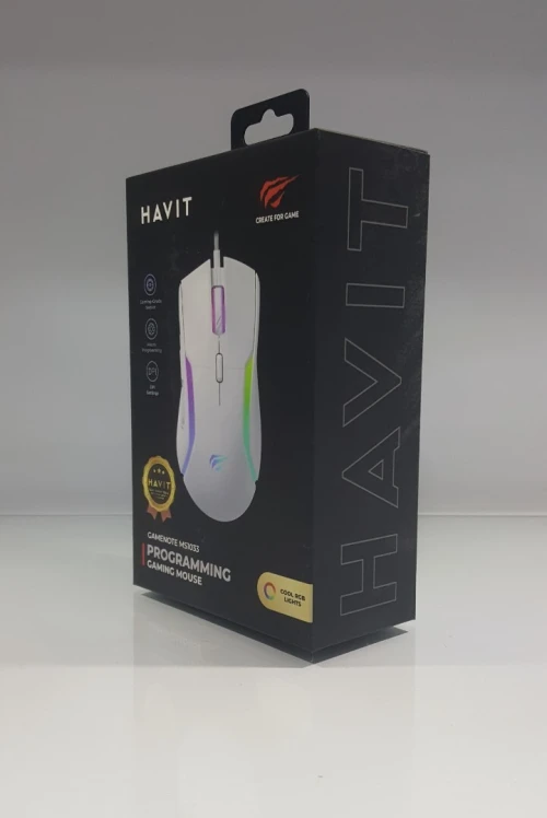 MOUSE HAVIT GAMENOTE MS1033 PROGRAMMING GAMING MOUSE RGB
