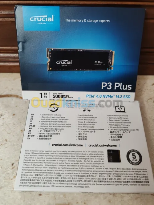 CRUCIAL P3 PLUS 1To SSD NVMe GEN4 5000mo/s