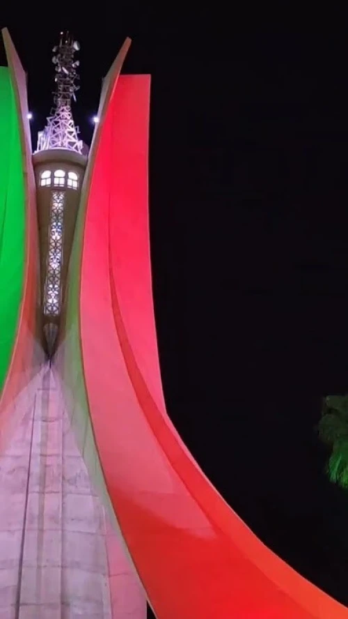 ruban led 3 couleurs drapeau algerie