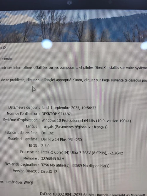 DELL 14 PRO PLUS 2IN1  ULTRA 7 268V  32Go + 512 Go 