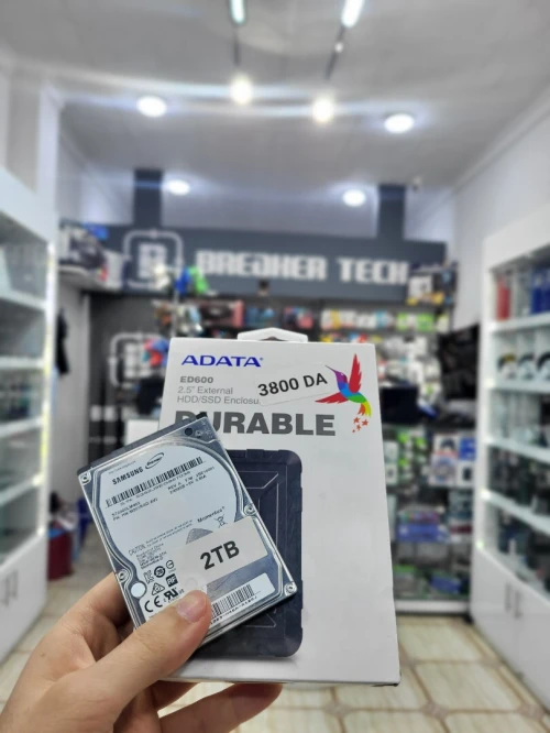 DISQUE DUR INTERNE 2TB SAMSUNG + RACK ADATA ORIGINAL DURABLE 