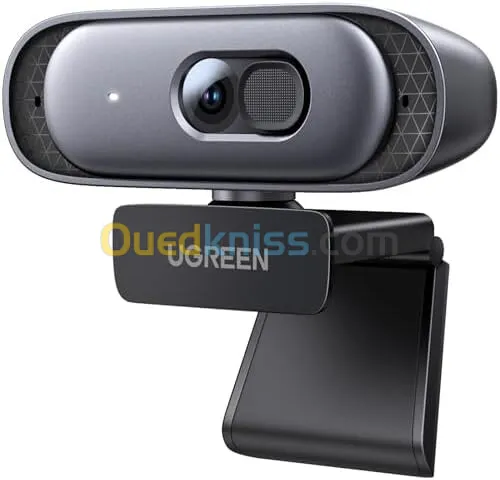 UGREEN Webcam 2K 30FPS Full HD Caméra USB PC Deux Micro Antibruit Intégré
