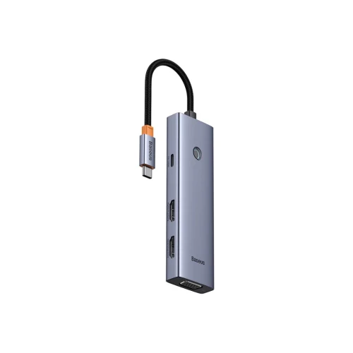 Baseus Hub USB C 7en1 Triple Monitor Station d'accueil 2*HDMI 4K/60Hz, VGA