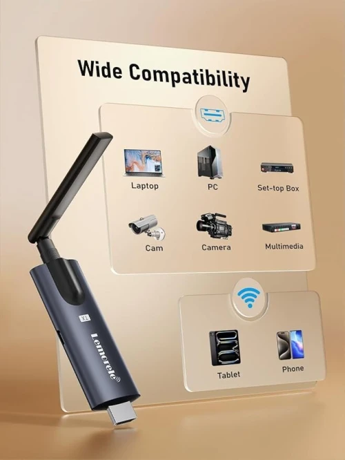 Lemorele kit émetteur et récepteur HDMI sans fil, HD 1080p, 200m