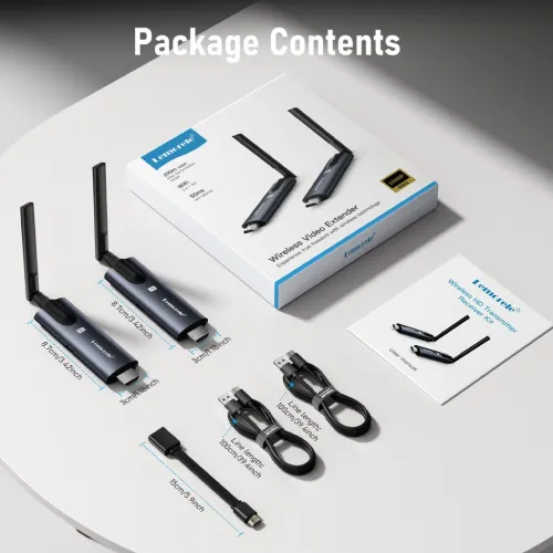 Lemorele kit émetteur et récepteur HDMI sans fil, HD 1080p, 200m