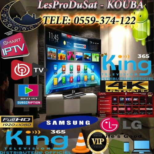 KING 365 IPTV PLATINUM-4k Meilleurs ABONNEMENT SD HD FULL HD 4K