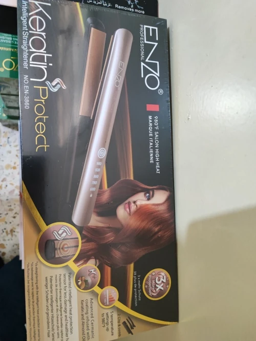 Lisseur Enzo professionnel itally keratin protect en-3860 