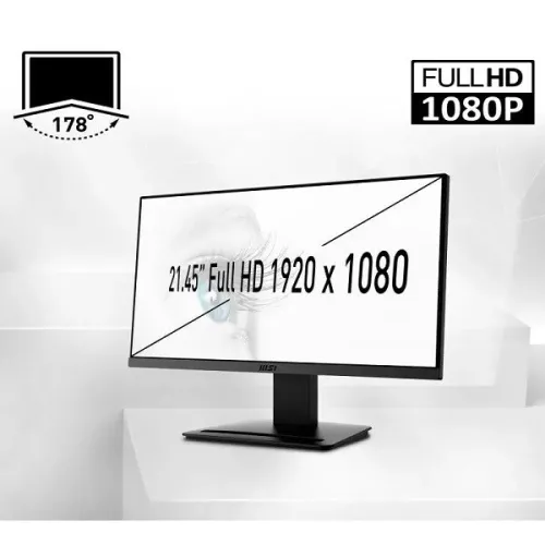ECRAN MSI PRO MP223 E2 - VA - 100HZ - DP - BLACK