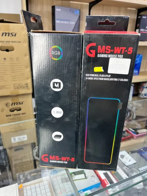 TAPIS DE SOURIS GAMING RGB MS-WT-5