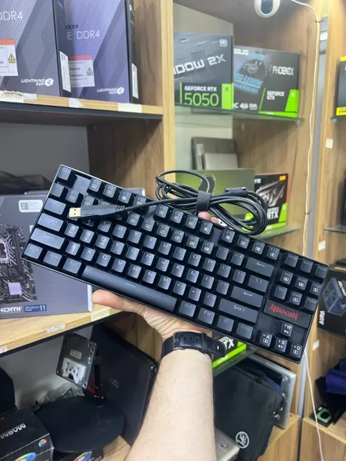 CLAVIER REDRAGON KUMARA K552-2 BLUE SWITCH (Black) Red USED LIKE NEW