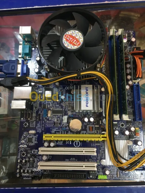 CARTE MERE FOXCONN G41/CPU DUAL CORE E5700/RAM 2Go