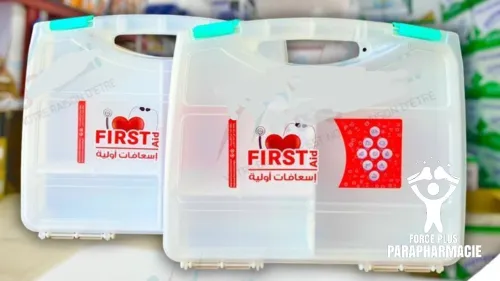BOITE A PHARAMCIE AVEC 5 OU 10 OU 12 OU 15  ARTICLES DE premier SOINS علبة اسعافات اولية ممتلأة