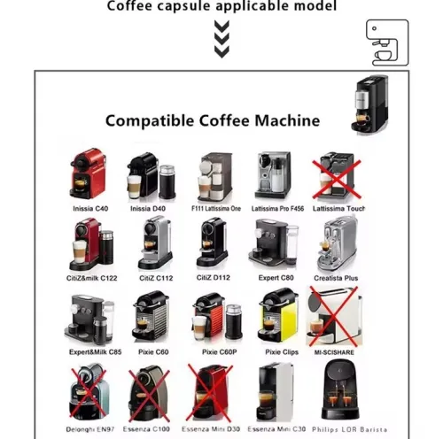 Capsule café nespresso rechargeable، كابسيل نيسبرسو