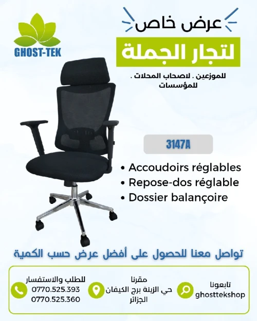 Chaise ergonomique