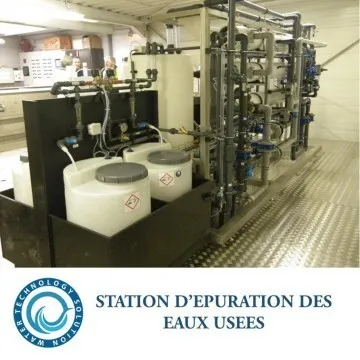 Vente et fabrication sur commande STEP Station d'épuration des eaux rinçage  