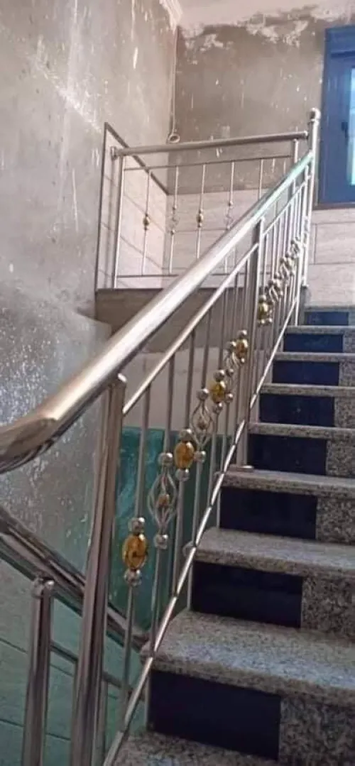 Rampe d'escalier en inox 