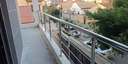 Rampe d'escalier en inox 