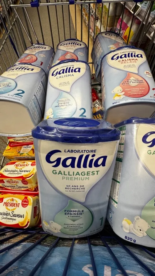 Lait gallia 1 ère et 2 eme âge 