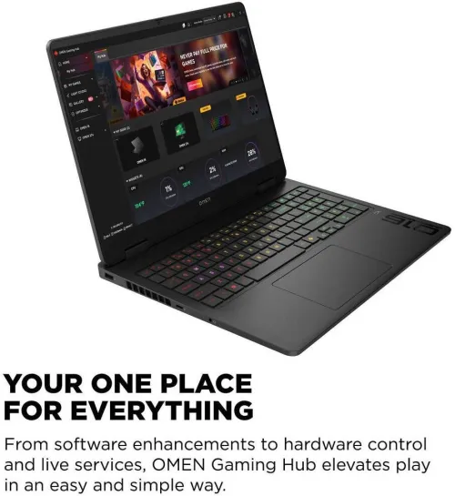 HP OMEN 16 16-AM0073DX | Intel Core ULTRA 7 255H | RAM 16GO | SSD 1TO nvme | GEFORCE RTX 5060 8 Go VRAM |Écran 16" IPS LED | WIN 11