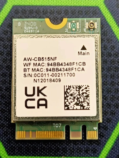 CARTE Wi-Fi M.2 AW-CB515NF IEEE 802.11a/b/g/n/ac | Wlan+Bluetooth 5.0 M.2 2230 | Realtek RTL8821CE