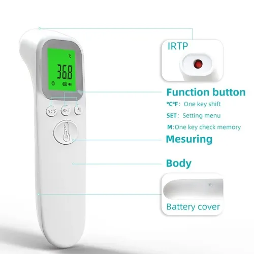 Thermomètre électronique  numérique sans contact précision clinique  fièvre pour adulte et enfant