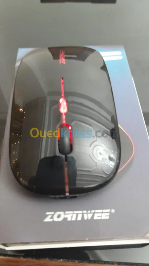 Souris sans fil Rechargeable silencieuse rétro-éclairée  LED ZORNWEE AP100 