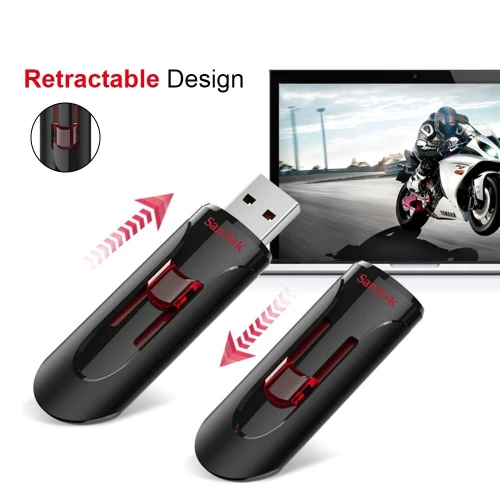 SanDisk-Clé USB 128 Go, 32 Go, 64 Go, 256 Go, 128 Go, Lecteur Flash pour Téléphone