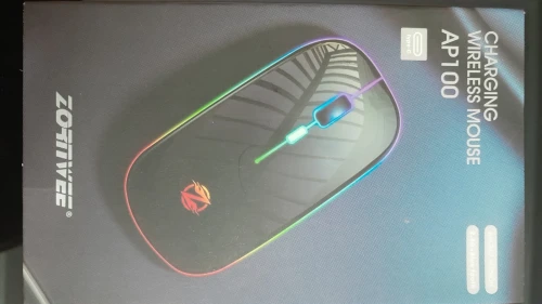 Souris sans fil Rechargeable silencieuse rétro-éclairée  LED ZORNWEE AP100