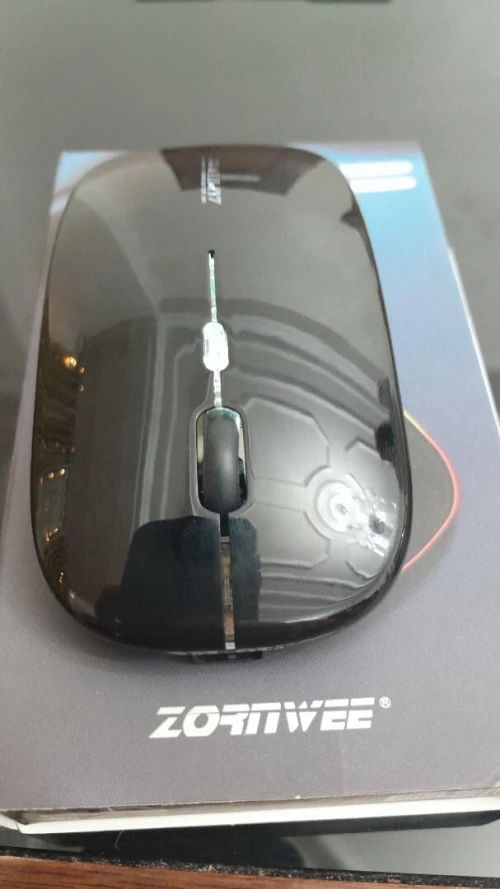Souris sans fil Rechargeable silencieuse rétro-éclairée  LED ZORNWEE AP100