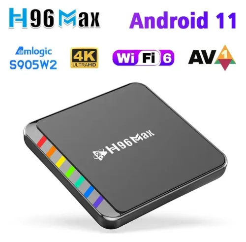Tv Box H96MAX RK3528 4GB RAM 64GB WiFi6 BT5.0 4K 