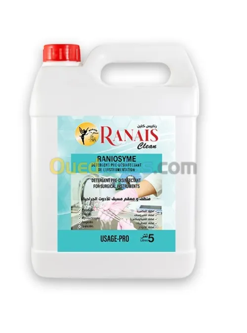 RANIOSYME DETERGENT PRE-DESINFECTANT DE L'INSTRUMENTATION 