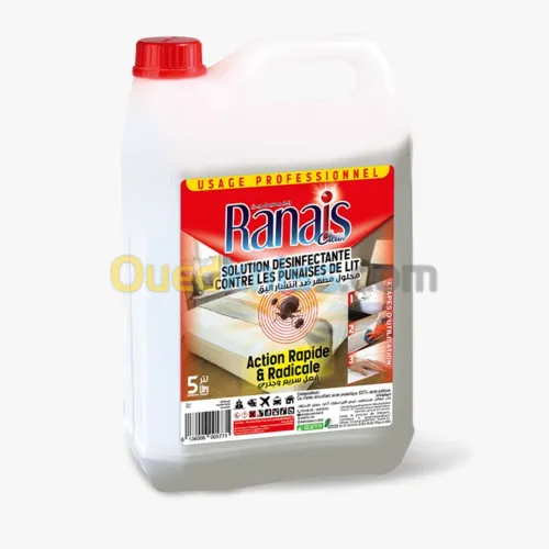 SOLUTION DESINFECTANTE CONTRE LES PUNAISEDE LIT  محلول مطهر ضد انتشار البق