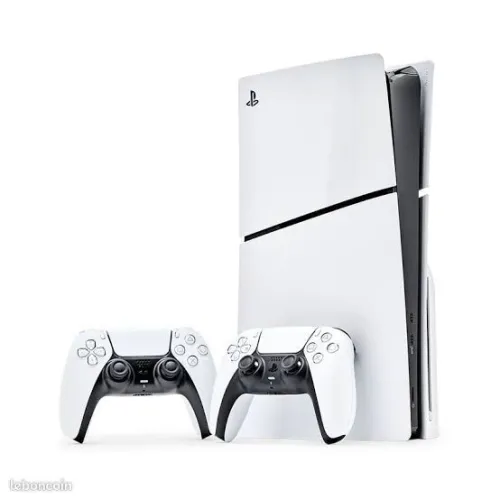 Ps5 Slim + 2 manettes Origine+ Cd