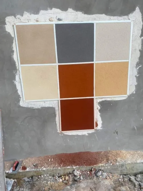 Plâtre  projet / بلاطر بروشتي , basta .Monocouche 