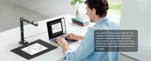 Scanner visualiseur de documents et webcam autofocus CZUR FANCY S PRO
