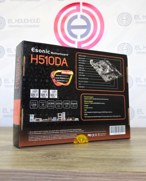 CARTE MERE ESONIC H510DA / LGA 1200 SOCKET / DDR4 /2666 MHz / 10GEN