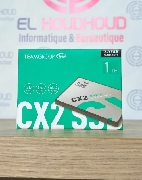 DISQUE DUR SSD 1TB TEAMGROUP CX2 / 2.5"SATA/6(GB/S)