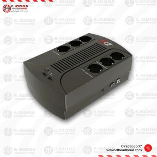 ONDULEUR ADR 650VA /390W (ADR202) 06 SORTIE +USB