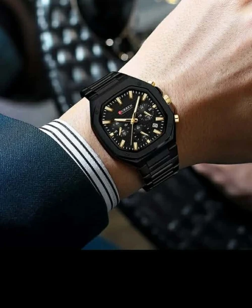Montre classique Curren hommes original Avec Ca boite (Livraison gratuite)