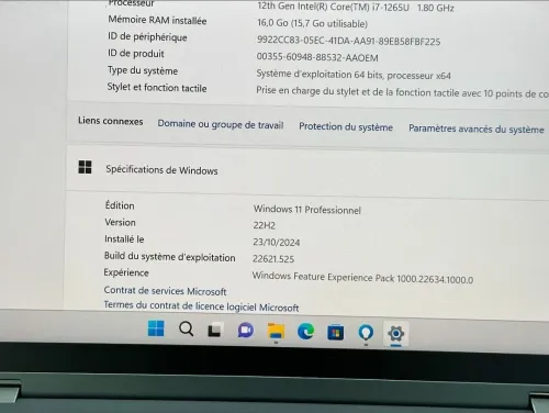 LENOVO THINKPAD X1 YOGA X360 AVEC STYLO  i7-1265U  16GB 512GB SSD